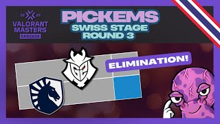 Masters Swiss Stage 3 1-1 Pickems - Sliggy