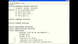 COBOL 4 Arithmetic Operations