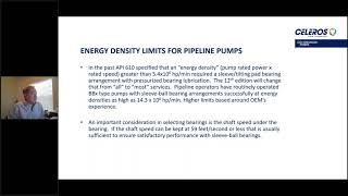 Rats Technical Sessions - Celeros Flow Technology - API STD 610 12TH EDITION, OVERVIEW OF CHANGES