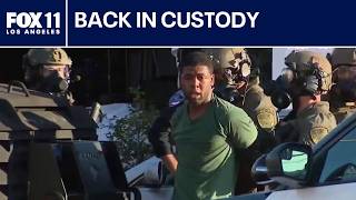 Escaped inmate captured after hourslong barricade