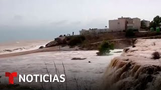 "Lluvias e inundaciones ponen en alerta gran parte de España" | Noticias Telemundo
