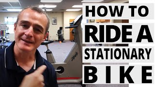 How To Use A 🚴‍♀️ Stationary Bike 🚴‍♀️ After A Total Knee Replacement