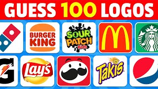Guess The Logo In 3 Seconds | Food & Drink Edition | 100 Logos