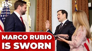 JD Vance swears in MARCO RUBIO as SECRETARY OF STATE