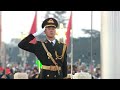 chinese national anthem 2024 new year flag raising ceremony in tiananmen square