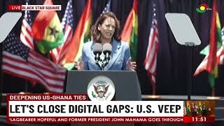 Deepening US-Ghana Ties: US Vice President Delivers Historic Speech (FULL)