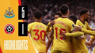 Newcastle United 5-1 Sheffield United | Premier League highlights