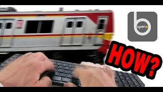 MAKE A TRAIN WITH TYPING?!?!?! - OpenBVE Indonesia TM6000 speed creating