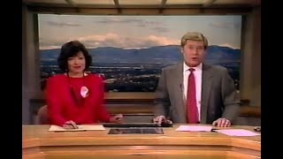KNBC TV Channel 4 News at 6pm Los Angeles July 12, 1991