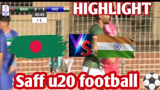 Highlights | Bangladesh vs India | 3rd Match | SAFF Championship - 2022