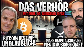 💥Prof. Dr. Rieck im Verhör - So wird man Millionär! Marketcap = Kaffeesatzlesen?😳 Altcoins..