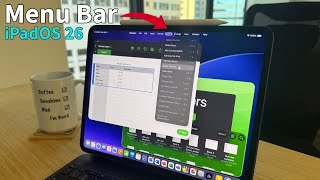 Top 3 tips to master the menu bar in iPadOS 26!