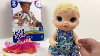 Baby Alive Lil Sips Doll Feeding and Changing