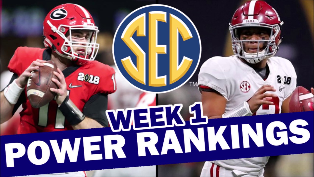 SEC Week 1 Power Rankings - Still The Best Conference - YouTube