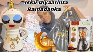 Isku diyaarinta Ramadanka part 2.  Waxaan soo gatay alabtii iga dhimaneyt