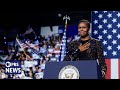 WATCH: Michelle Obama's full remarks at Harris campaign rally in Kalamazoo, Michigan