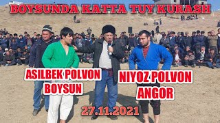 ASLIDDIN POLVON VA NIYOZ POLVON KURASHDI 27.11.2021