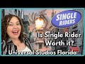 Is Single Rider Faster or Worth it at Universal Studios Florida? | Universal Orlando Resort