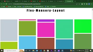 How To Create Masonry Image Gallery Flex-management Using Html5,Css3 & JavaScript | Beginner Level