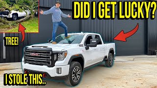Rebuilding A Wrecked 2021 GMC Duramax With My Dad Part 1