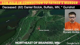 Son Held In Connection To Father's Murder In Aitkin County, Minnesota