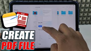 how to make pdf from note/notes app on ipad?