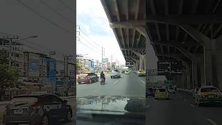 Illegal motorcycles on Bangkok Highway