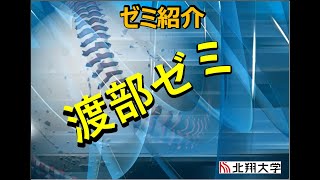 2024年　渡部ゼミ紹介動画（教員紹介）