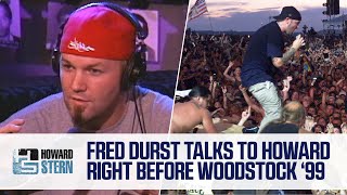 Fred Durst Stops by the Stern Show Before Woodstock ’99