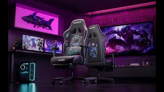 AutoFull C3 Gaming Chair | Wider Cushion \u0026 Cool Graffiti