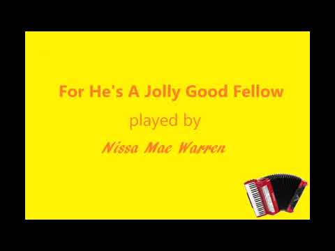 For He's A Jolly Good Fellow - YouTube