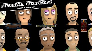 SUBURBIA CUSTOMERS to Unlock, Routes and Schedules, Schedule 1 Game