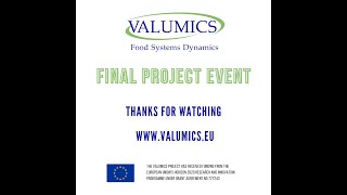 VALUMICS H2020 Project Final Conference