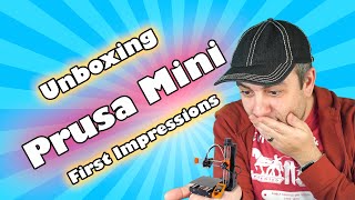 Prusa Mini Unboxing, Assembly, First Impressions