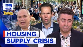 ‘We don’t have time’: Pressure on National Cabinet to fix housing crisis | 9 News Australia