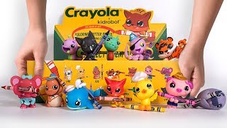 Kidrobot de Crayola ! Crayons de Couleurs et Adorables Animaux Dans Des Sachets Surprise