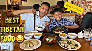 SANGAM & @ptkdrawz7731 TRIED TIBETAN FOOD FOR THE FIRST TIME🤤//BEST IN POKHARA TOWN❤️