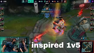 RGE inspired 1v5 Viego Pentakill !! | RGE vs MSF