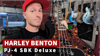 Harley Benton PJ-4 SBK Deluxe - Unboxing \u0026 Demo