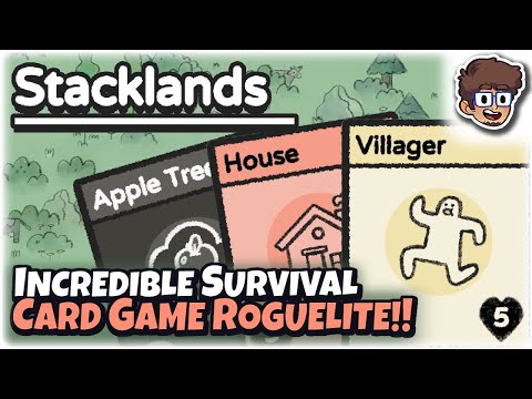 INCREDIBLE SURVIVAL CARD GAME ROGUELITE!! Let's Try Stacklands