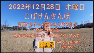 2023年12月28日 木曜日　こばけんさんぽ