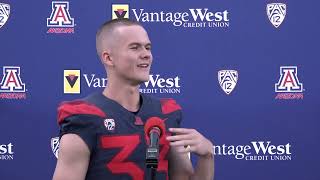 Arizona Football Spring Practice - Tyler Loop