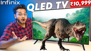 I Bought Best Smart TV with QLED Display Under ₹11000 Only 🔥 20W Speaker | Infin