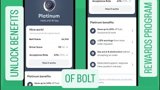 How to unlock benefits and save/earn money with Bolt rewards program #bolt