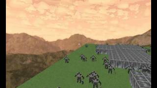 AI Pathfinding + 3D engine + textured models