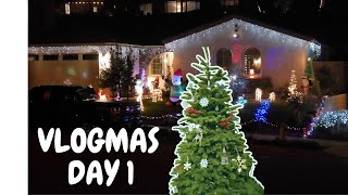 VLOGMAS DAY 1 | Christmas Tree Decorating | Vlogmas 2020 family edition | Christmas 2020