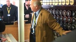 Bletchley Park's restored and operational Bombe in action
