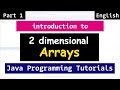 Two Dimensional ( 2 D ) Array with Example | Java Tutorial for Beginners