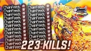 New "Dragon Fire Camo" Gameplay! 223 Kills Triple Nuclear In Black Ops 3! (Pack A Punch Camo Bo3)