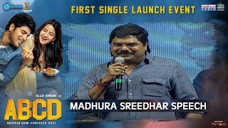 Producer Madhura Sreedhar Speech | #ABCD First Single Launch Event